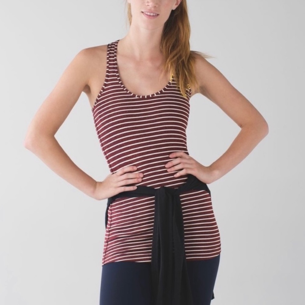 Lululemon striped tank